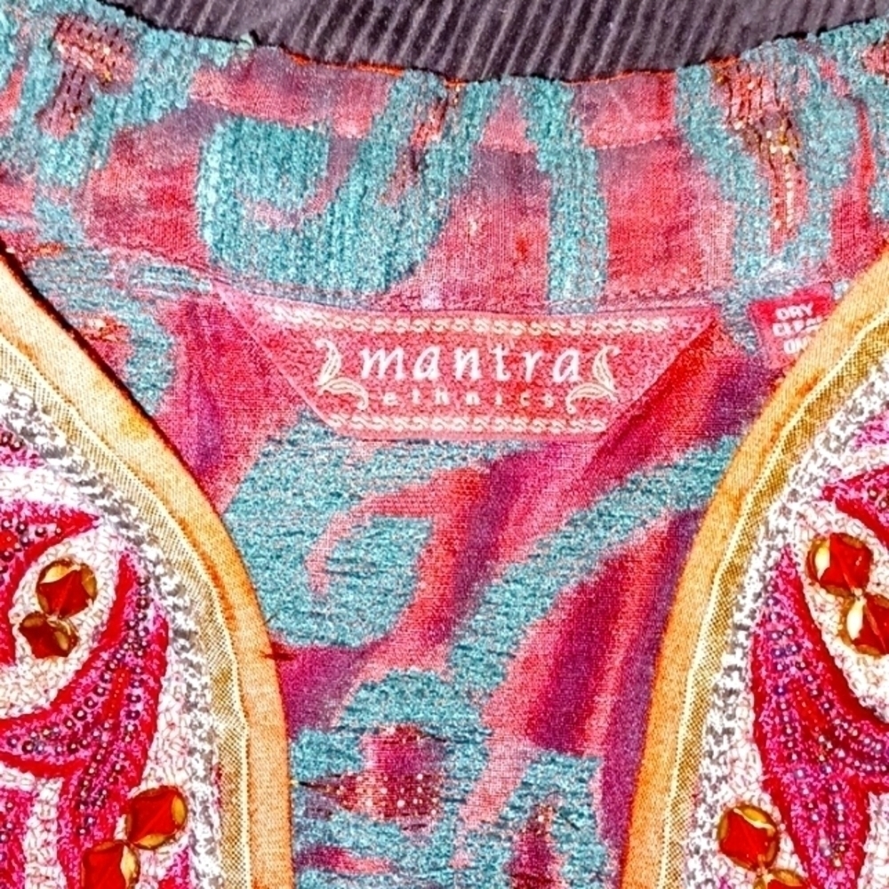 MANTRA ETHNICS Kurta (Top Only), 46L - Picture 4 of 12